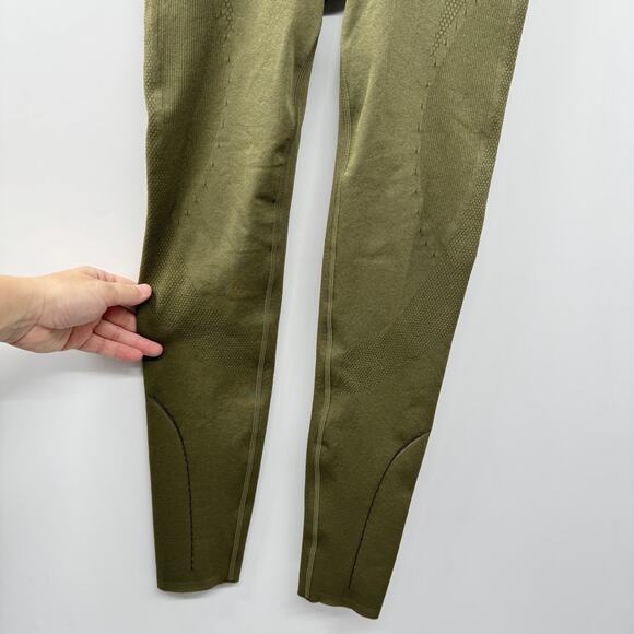 Fabletics Sculptknit Contour High Waisted Leggings Sz XL Green Compression New - Picture 3 of 12